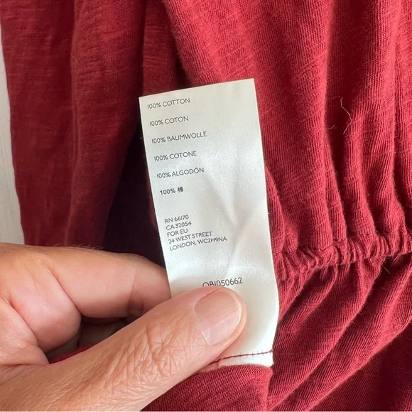 Anthropologie Red Peplum Blouse - Picture 10 of 10